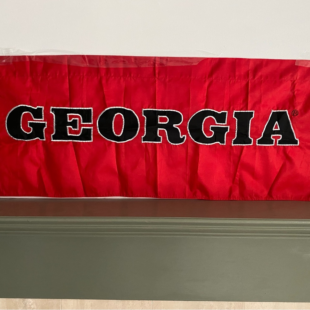 Red UGA Georgia Banner